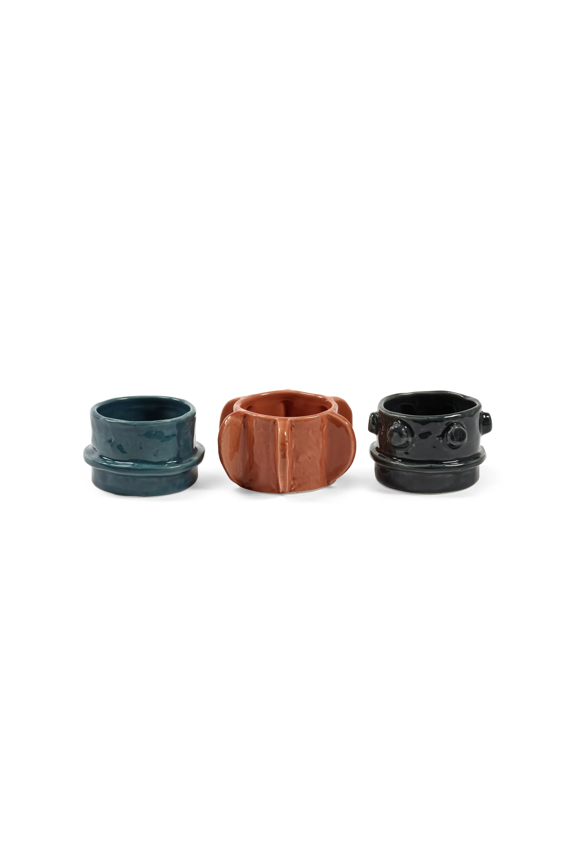 Glazed Molly Tealight Holder – Set of 3