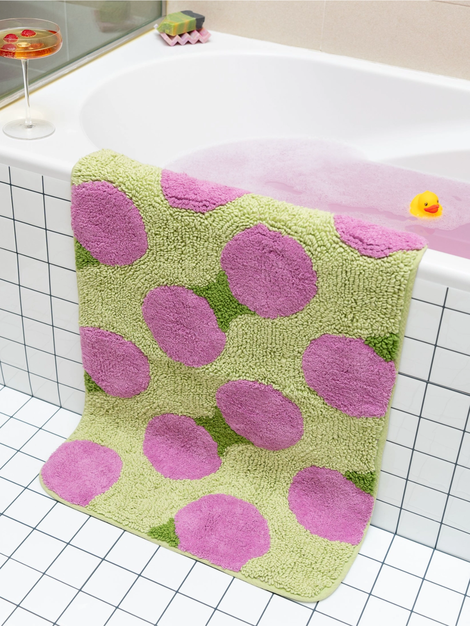 Mossberry Bath Mat by TARTA GELATINA - THAT COOL LIVING
