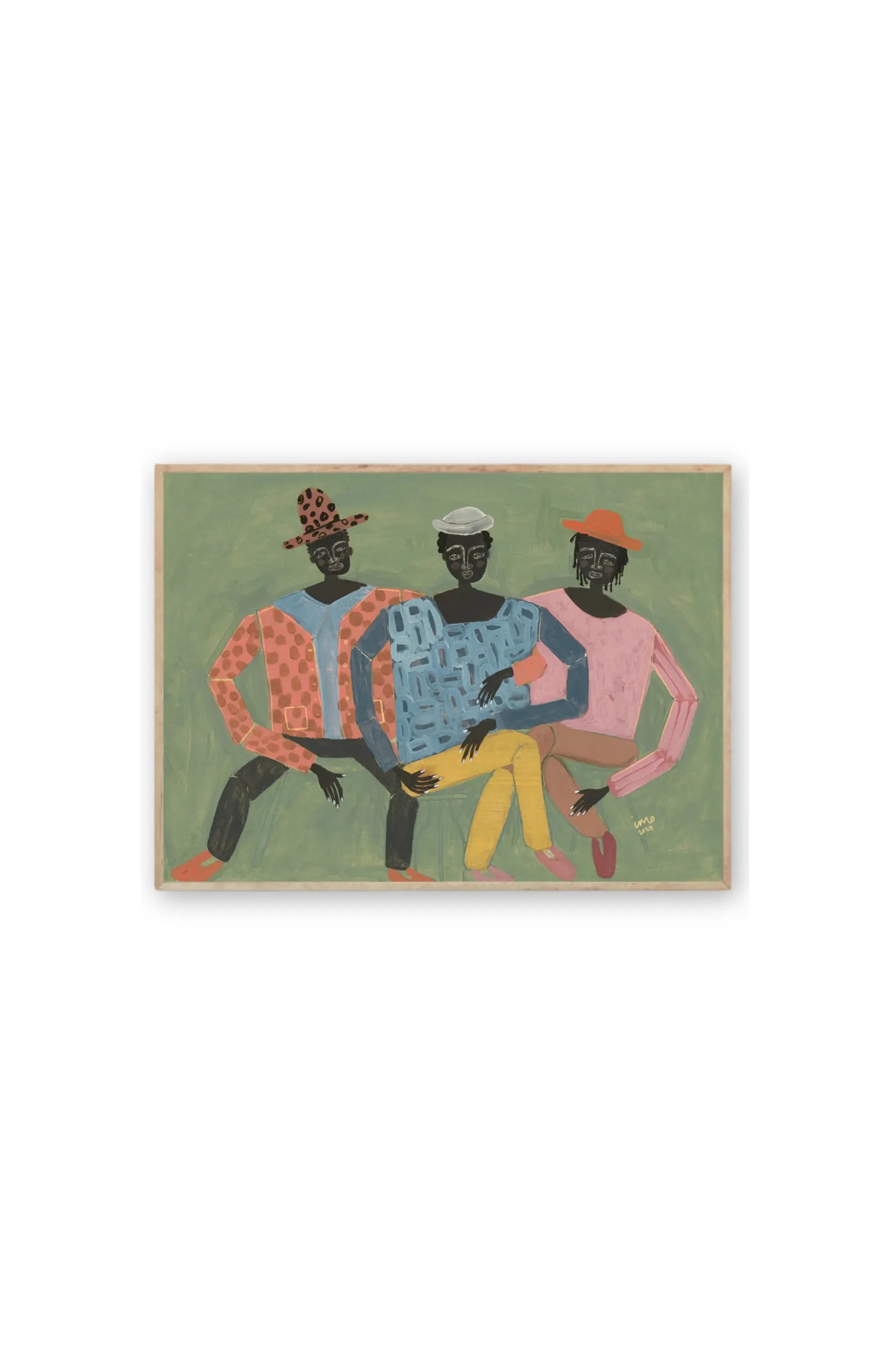 Hanging Out - Art Print by The Poster Club - THAT COOL LIVING