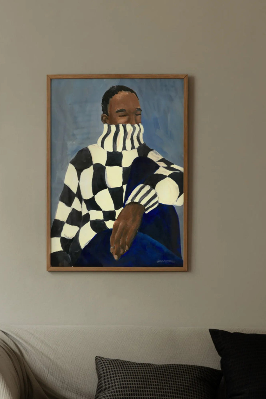 Close-up of a sleek and modern check product with advanced security features