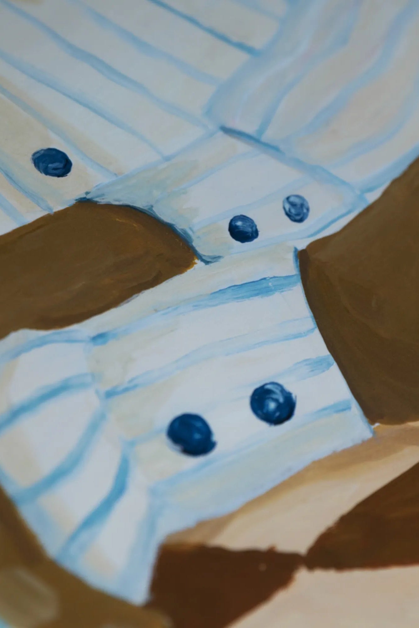 Close-up of Light Stripes with intricate patterns and bright neon hues