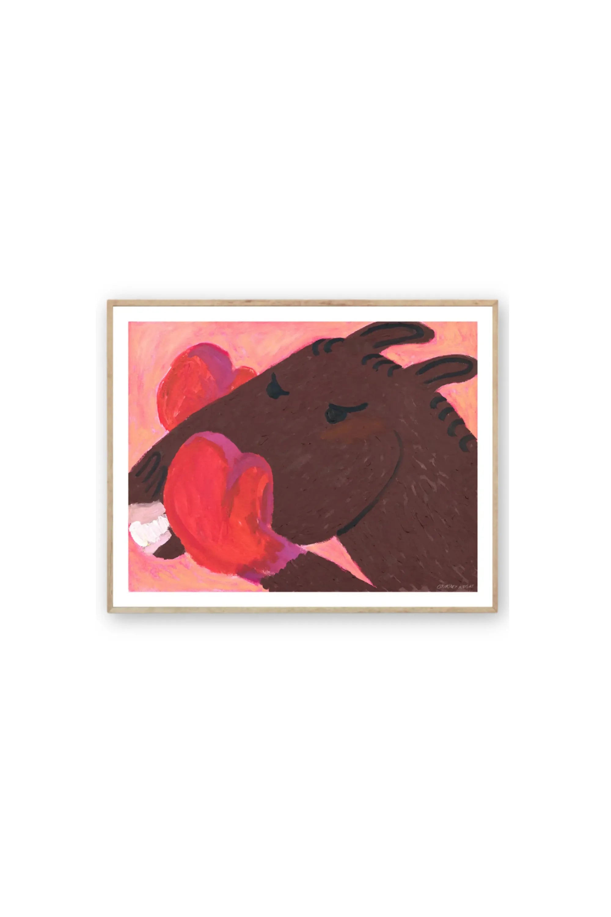 Horses Box Too - Art Print by The Poster Club - THAT COOL LIVING