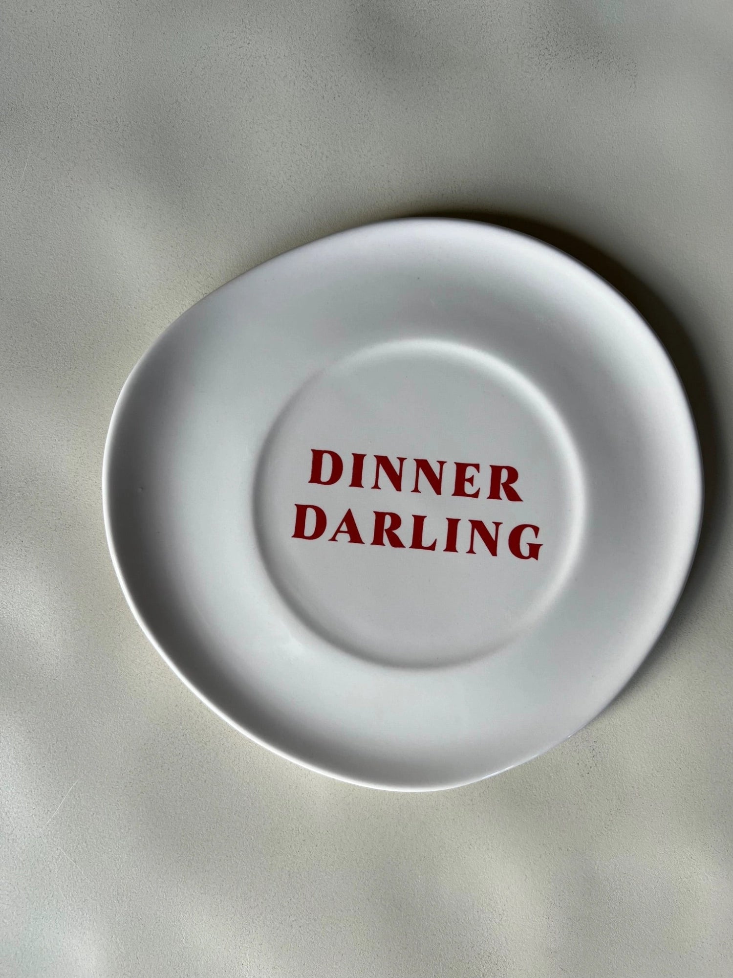 Dinner Darling Plate by TCL Selects - THAT COOL LIVING