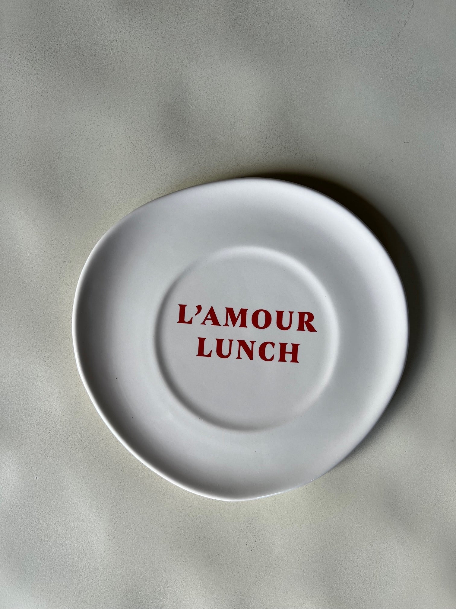 L'amour Lunch Plate