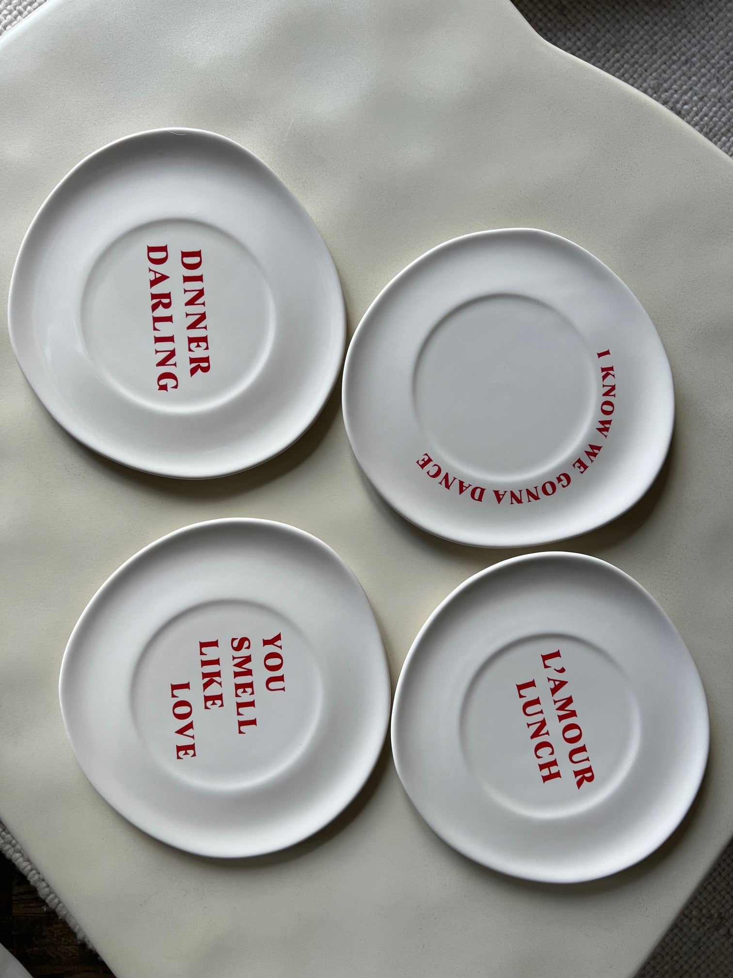 L'amour Lunch Plate by TCL Selects - THAT COOL LIVING