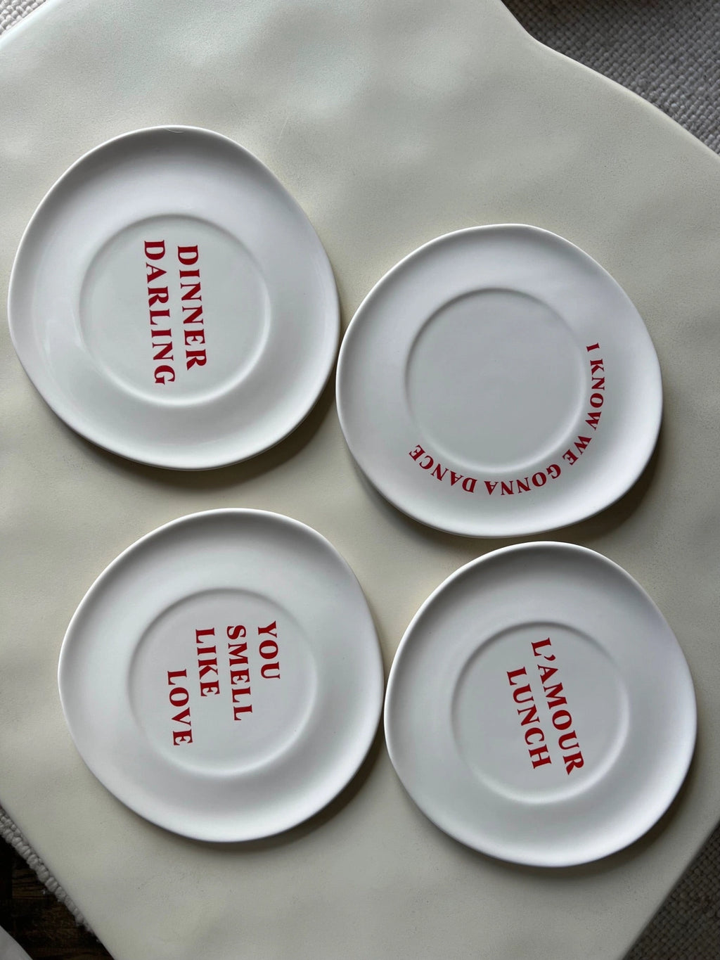 You Smell Like Love Plate