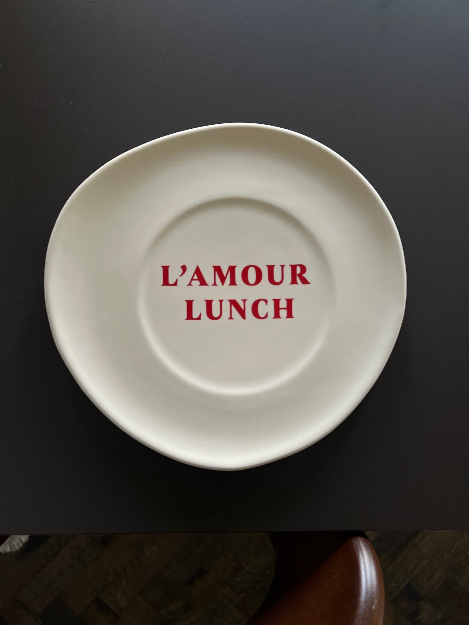 L'amour Lunch Plate by TCL Selects - THAT COOL LIVING