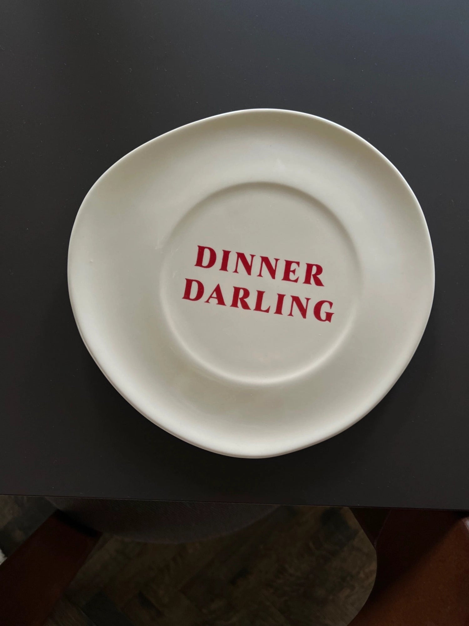 Dinner Darling Plate by TCL Selects - THAT COOL LIVING