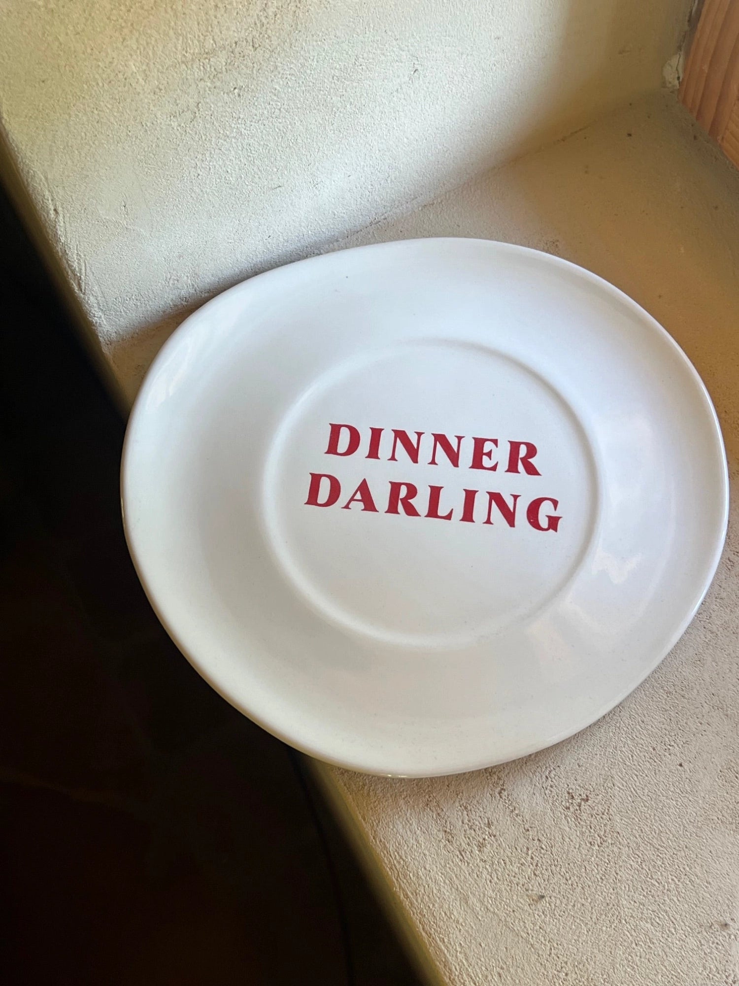 Dinner Darling Plate by TCL Selects - THAT COOL LIVING
