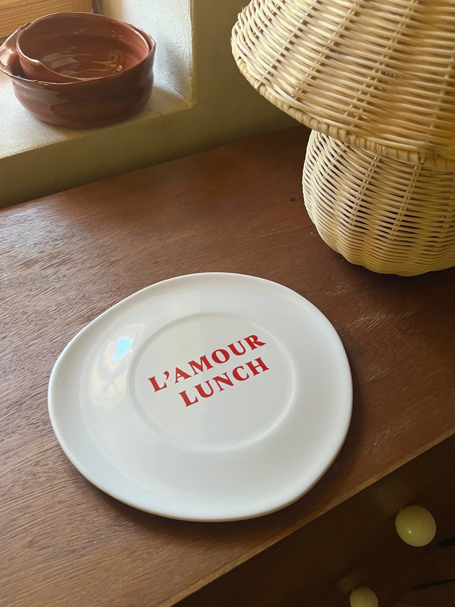 L'amour Lunch Plate by TCL Selects - THAT COOL LIVING
