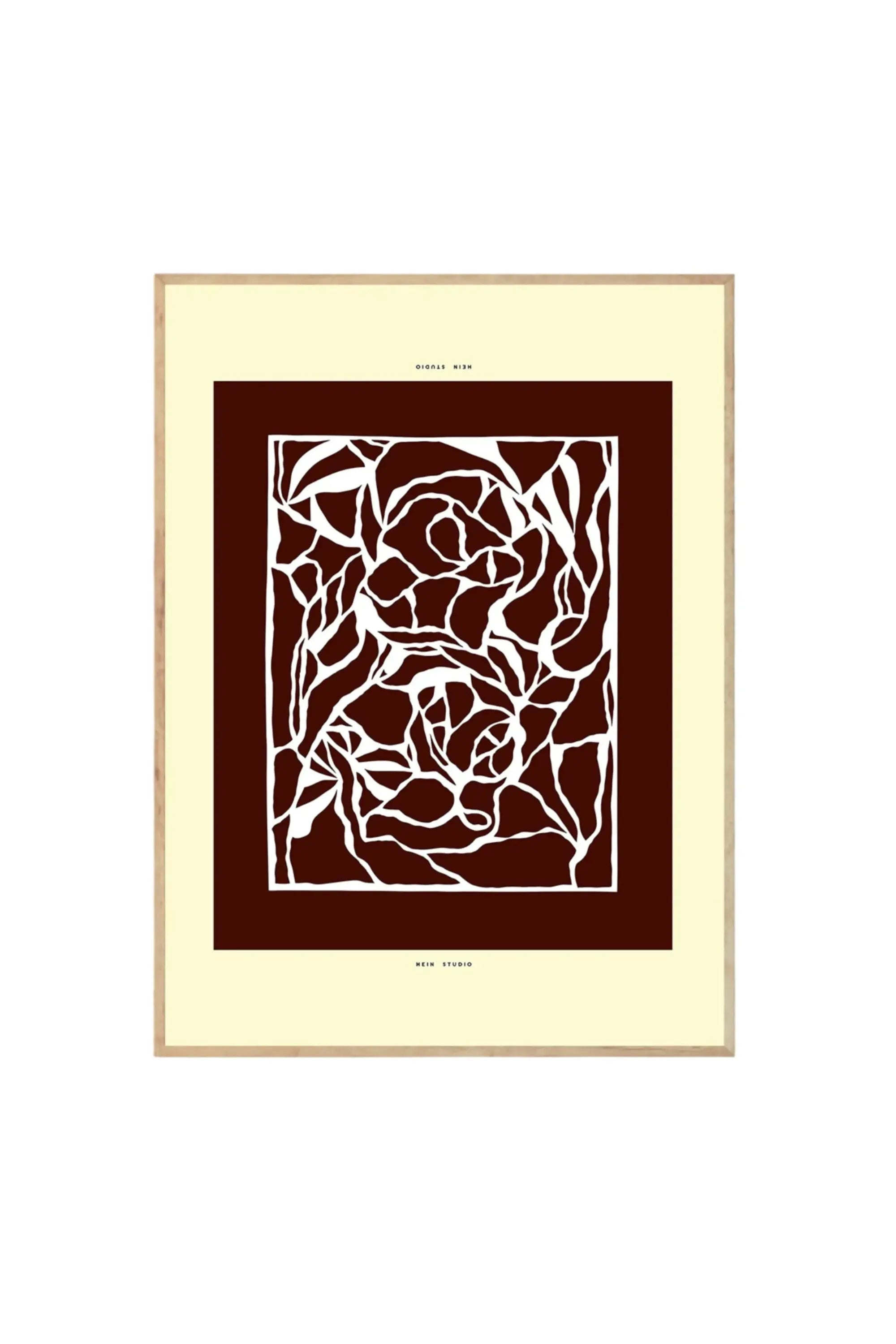 I See You – Bordeaux - Art Print by The Poster Club - THAT COOL LIVING