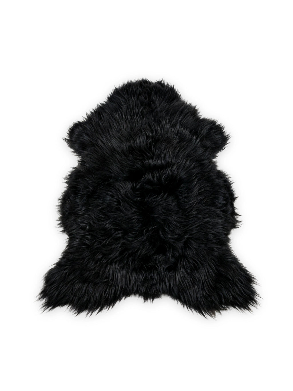 Icelandic Long-Hair Sheepskin Hide - Black