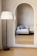  Stylish Arc Mirror with Lights for Hair Salon and Barber Shop