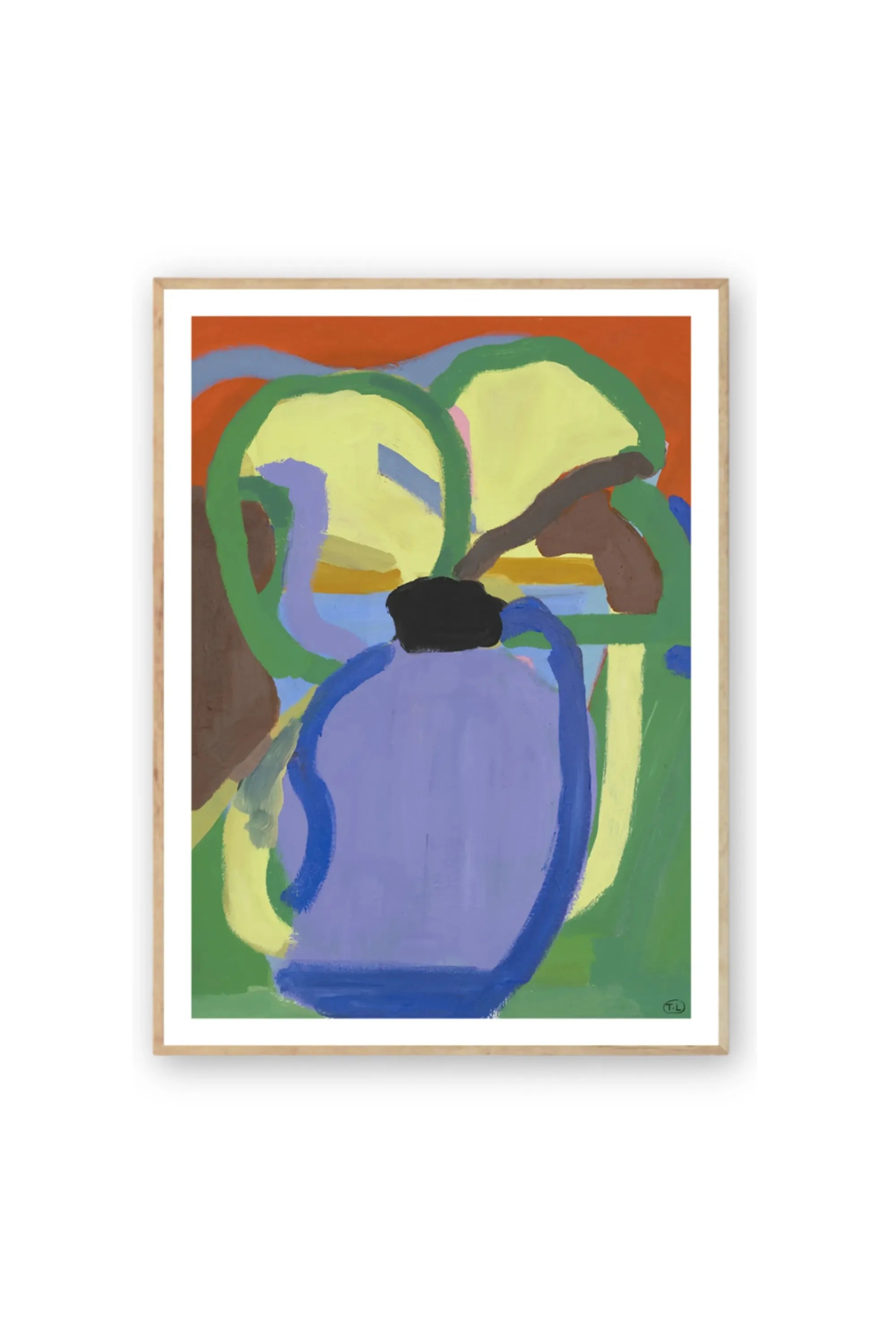 Iris Eyes - Art Print by The Poster Club - THAT COOL LIVING