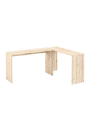 wooden join-in dining table by karup design on a white background