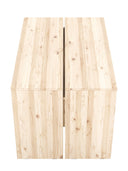 wooden join-in dining table by karup design on a white background
