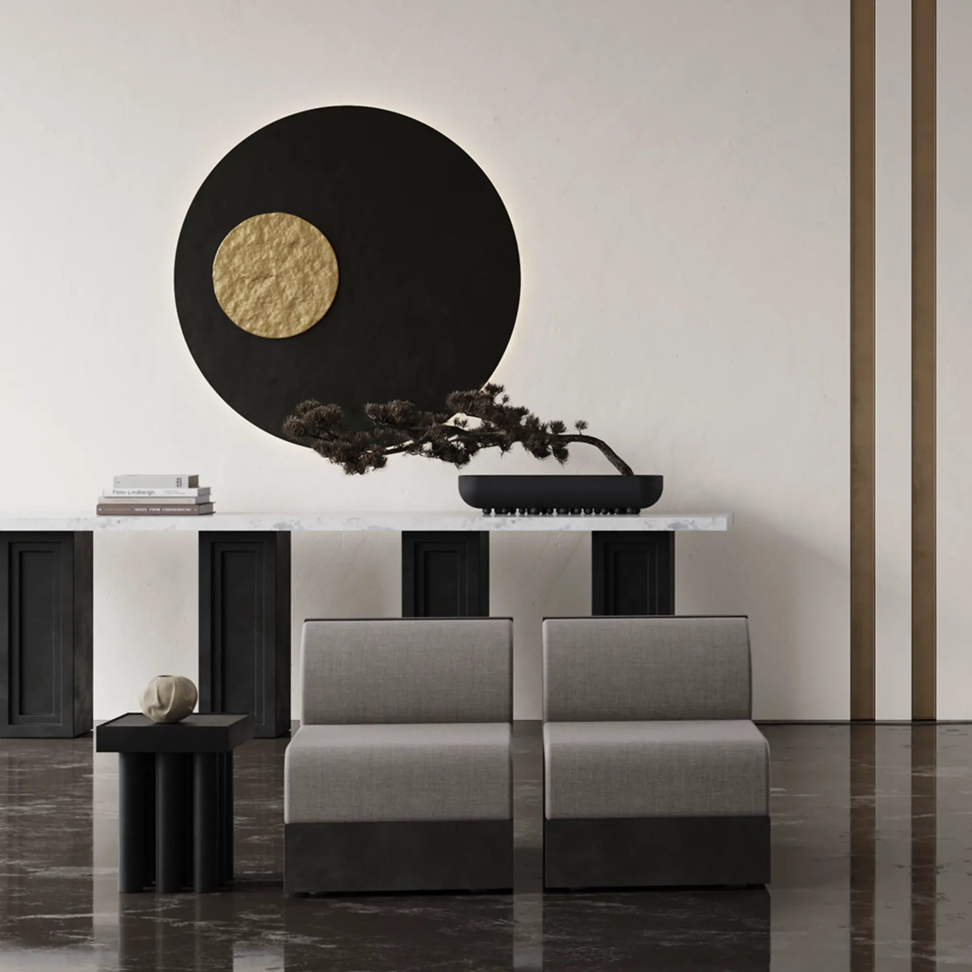  Large Shinju Tray - Big, made from sustainable materials and designed for both functionality and aesthetic appeal, a versatile addition to any kitchen or dining space
