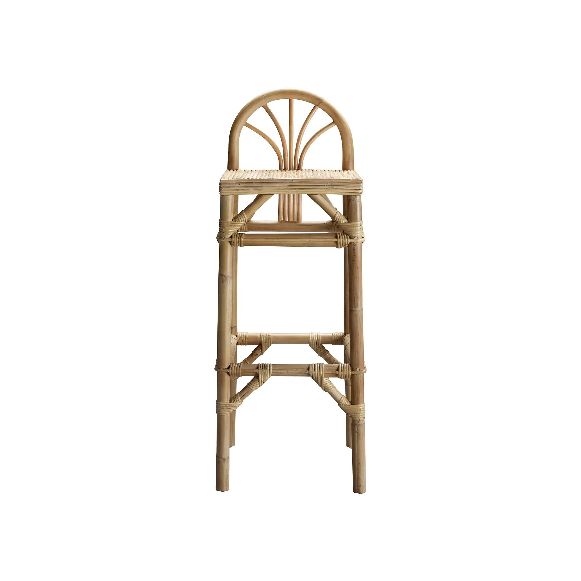 Rattan bar stool set of 4, perfect for outdoor patio seating