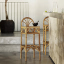 Handcrafted rattan bar stools, durable and stylish for any setting