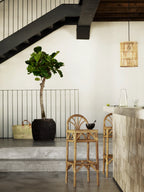 Rattan Bar Stool - Set of 4