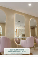  Glamorous Arc Mirror with Lights for Fashion Photography Studio