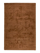 Brown textured area rug on a white background