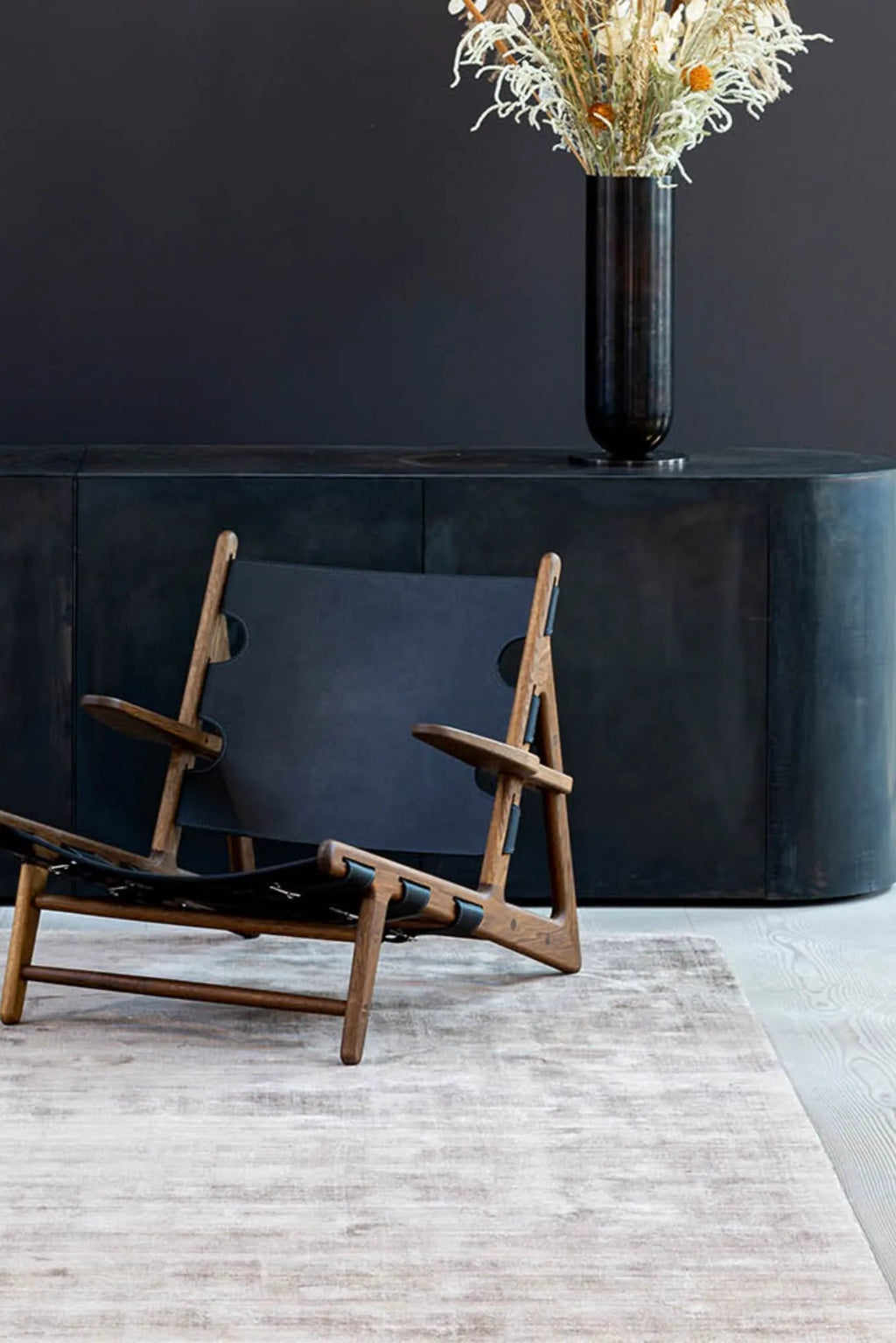 Contemporary Karma Rug adorned with abstract art in bold, bright colors