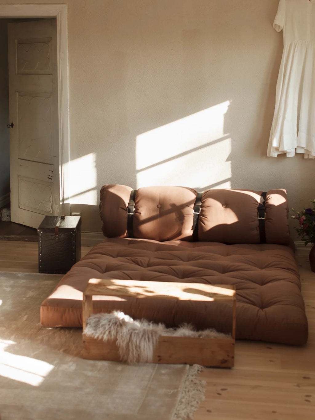 Buckle-Up Futon Sofa