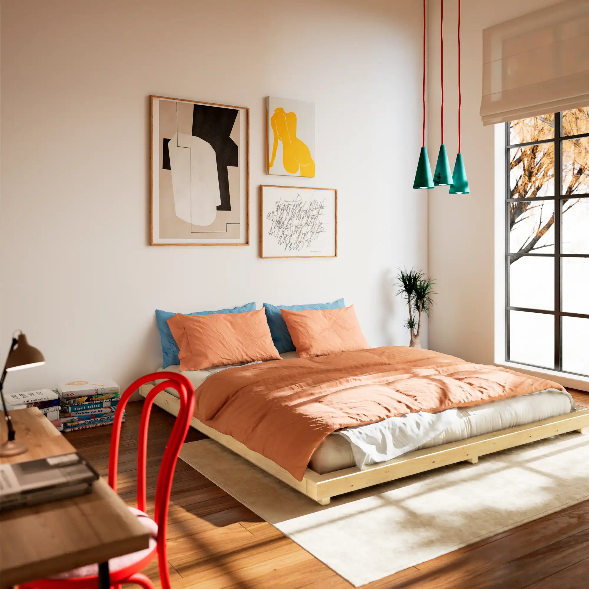 Dock Bed: Japanese Minimalistic Platform Bed Frame - Karup Design - That Cool Living