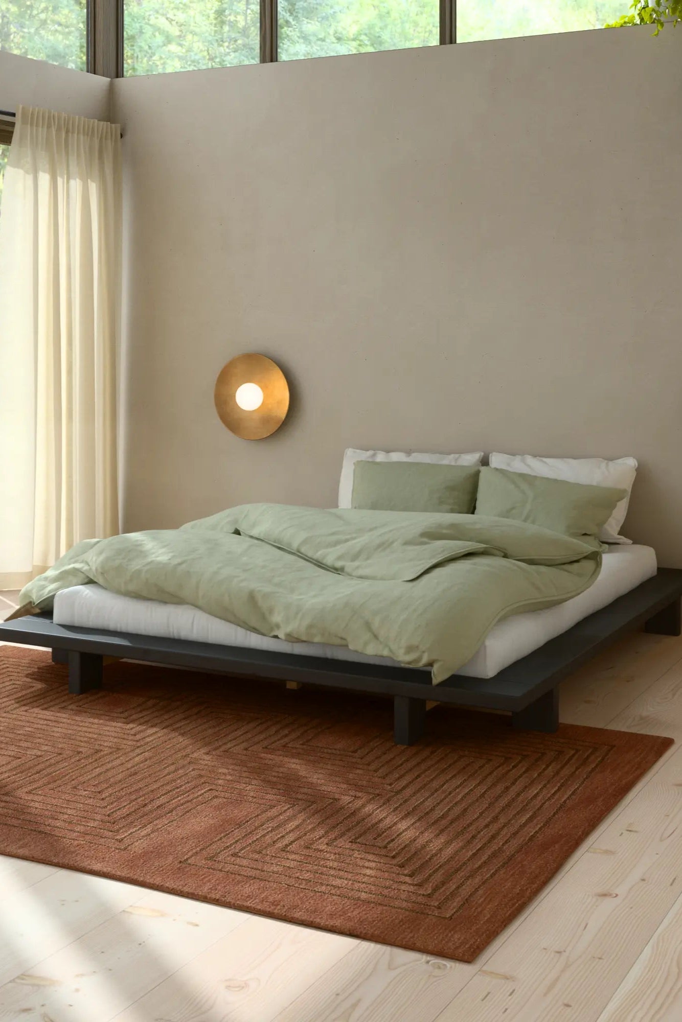 Japan Bed - Minimalist Japanese Platform Bed - Black Night - Karup Design - Low Profile Bed