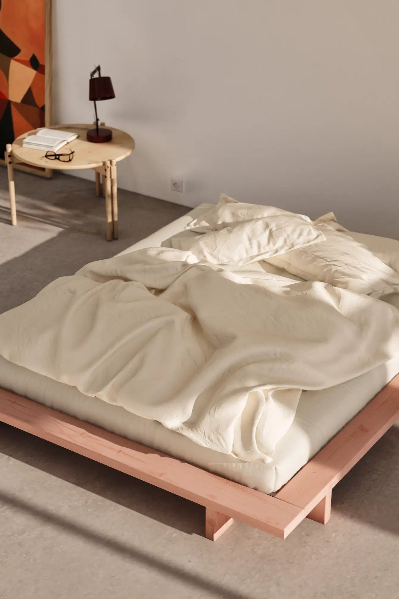 Japan Bed - Pink Sky - Minimalist Japanese Platform Bed - Karup Design - That Cool Living