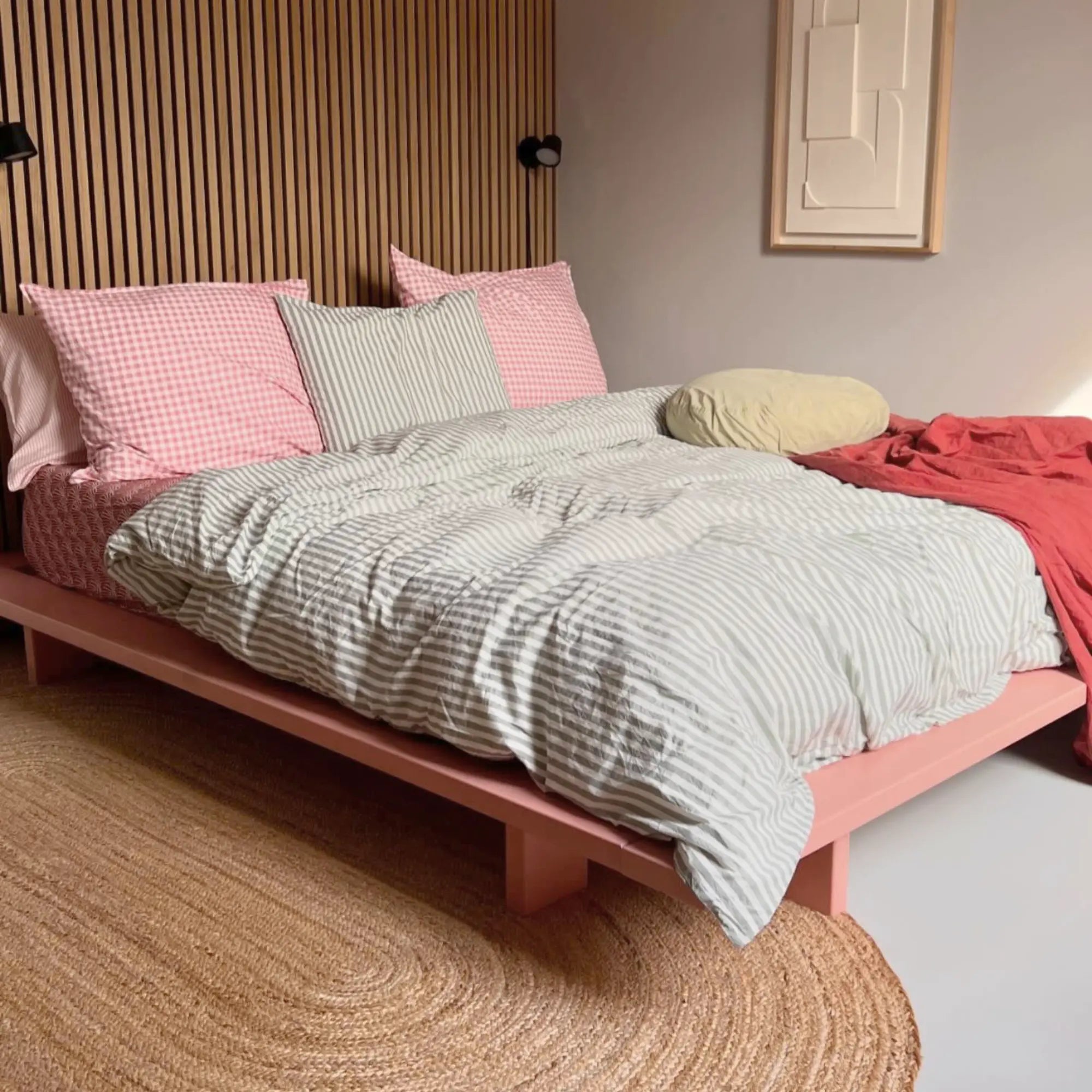 Japan Bed - Pink Sky - Minimalist Japanese Platform Bed - Karup Design - That Cool Living