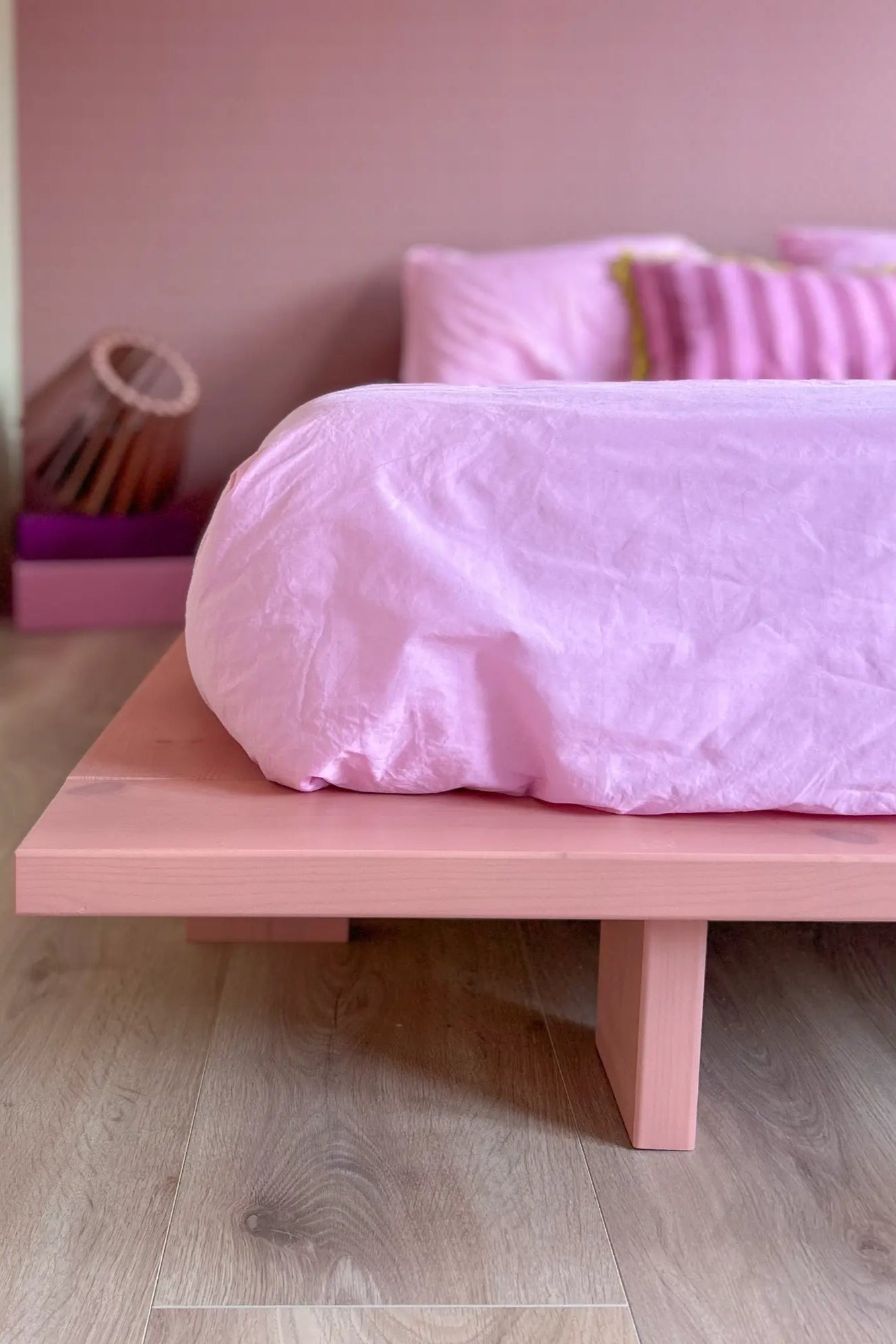 Japan Bed - Pink Sky - Minimalist Japanese Platform Bed - Karup Design - That Cool Living