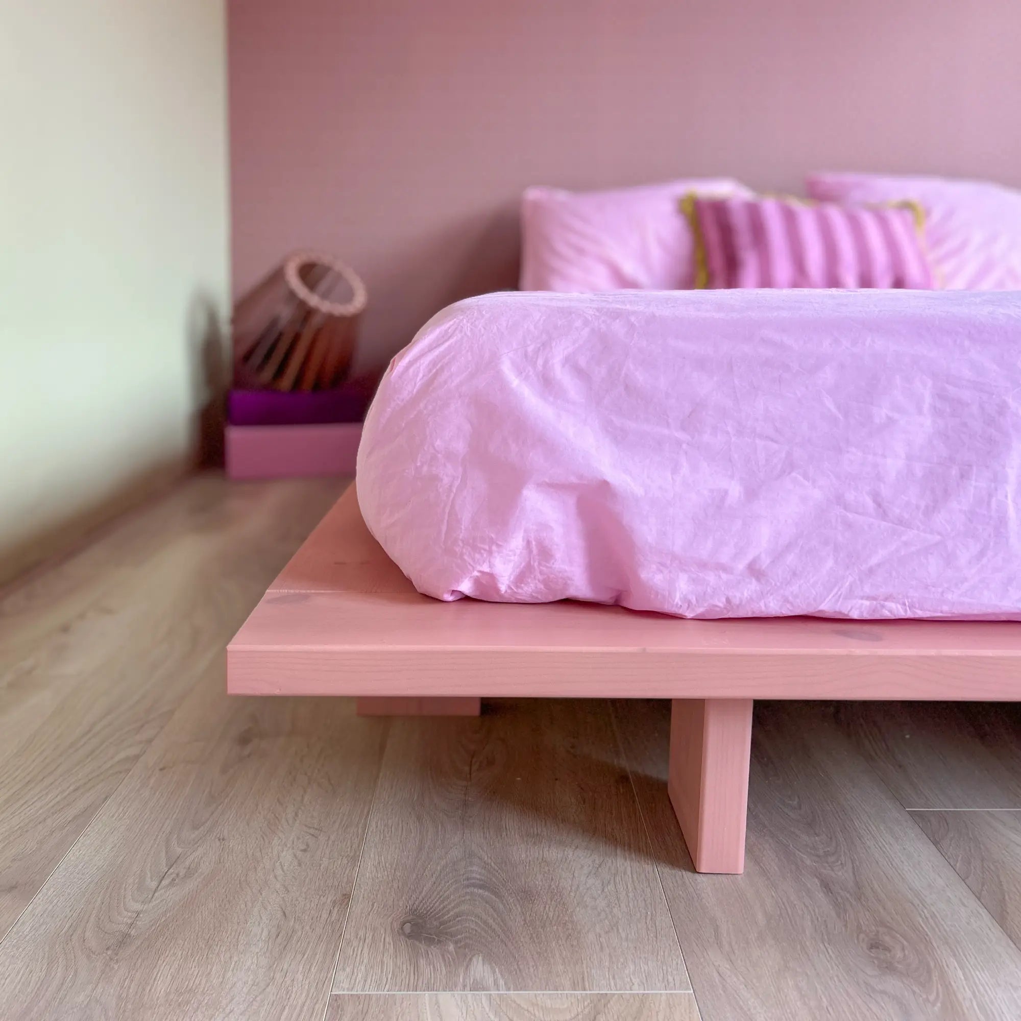 Japan Bed - Pink Sky - Minimalist Japanese Platform Bed - Karup Design - That Cool Living