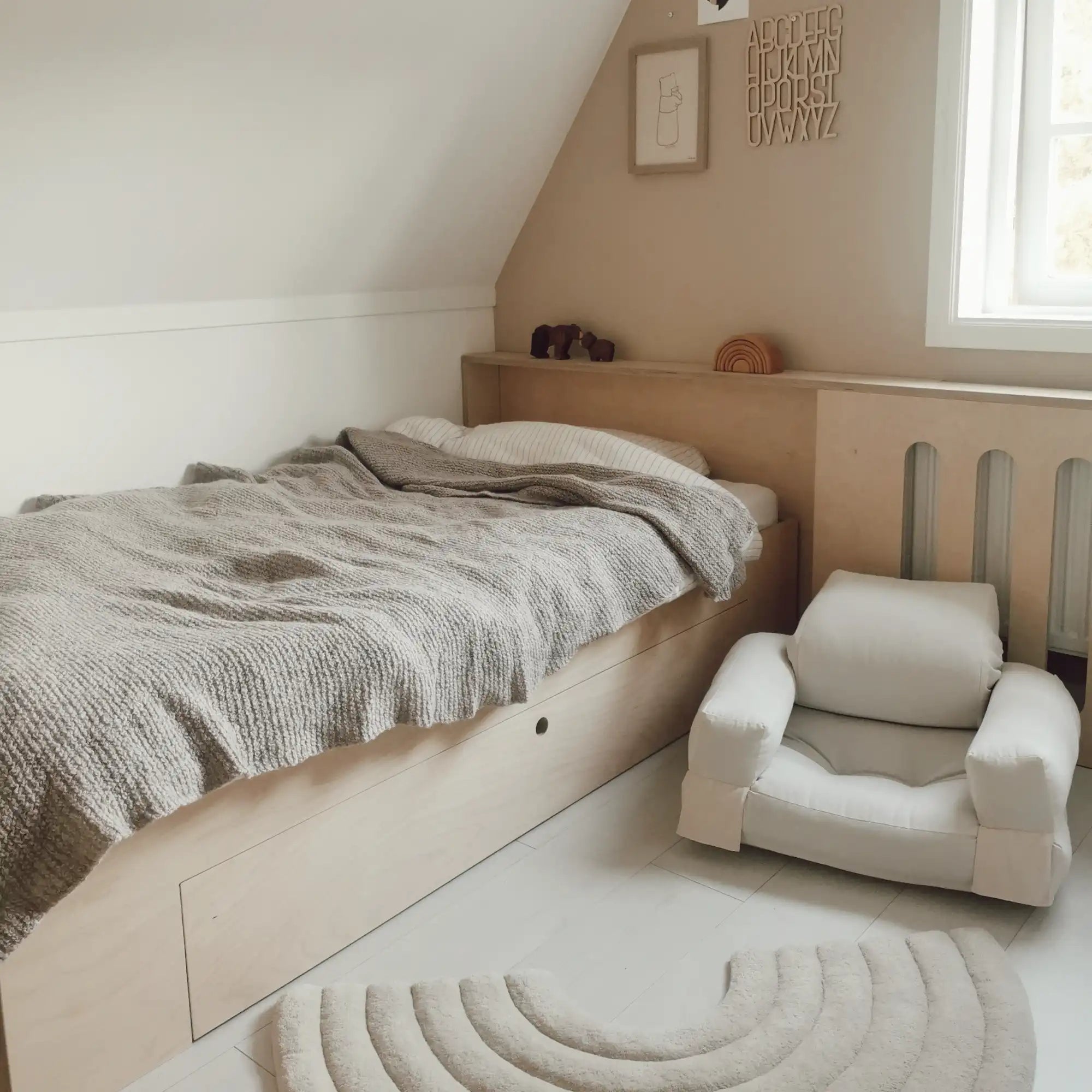 Stylish and comfortable Mini Hippo Chair perfect for small spaces and kids' rooms