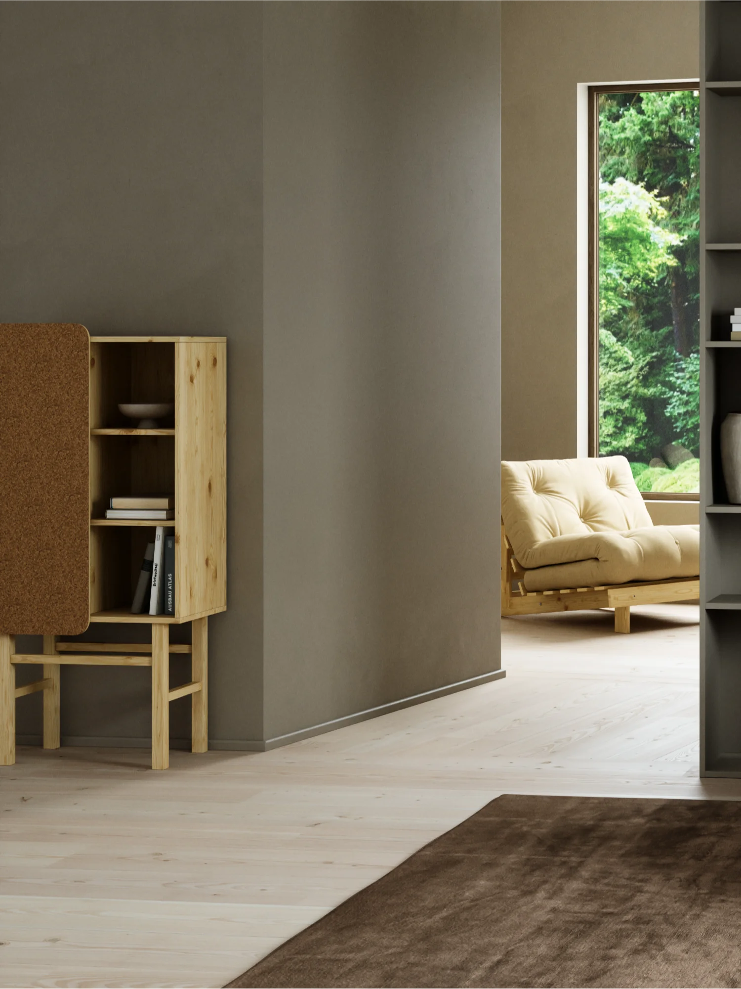 Slide Cabinet W. Pinboard by Karup Design - THAT COOL LIVING