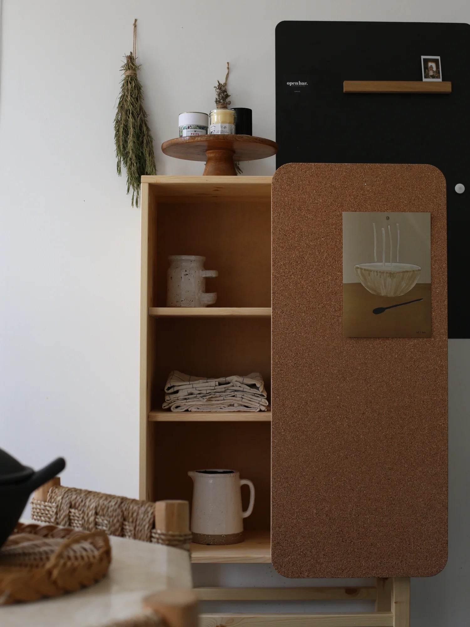 Slide Cabinet W. Pinboard by Karup Design - THAT COOL LIVING