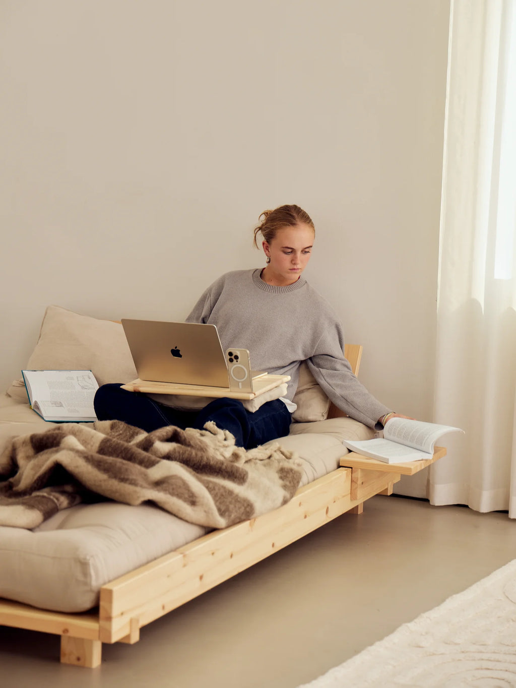 Social Bed w/ Side Tables