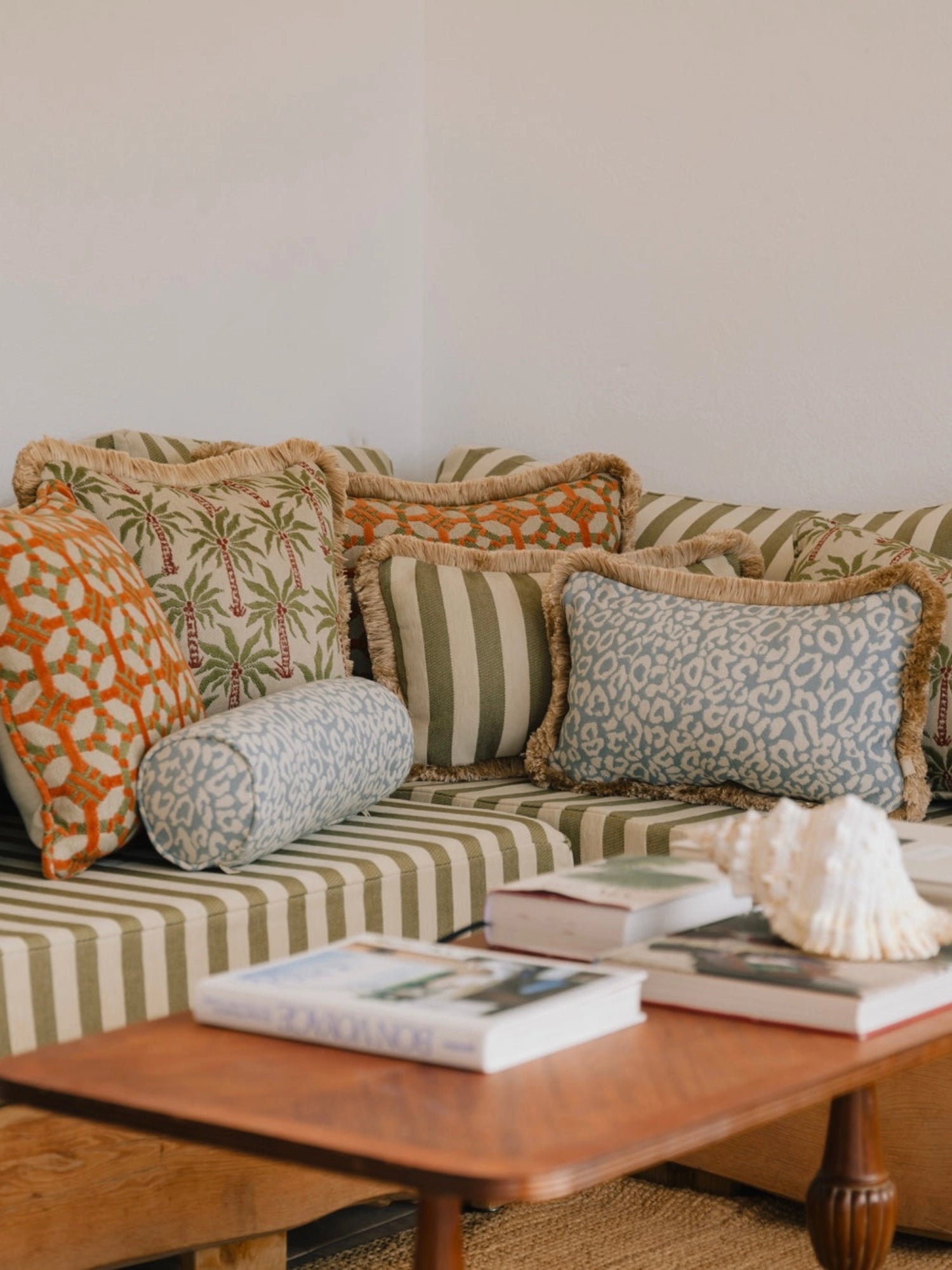 Double Sided Laura & Jackie Throw Pillow by Palais - THAT COOL LIVING