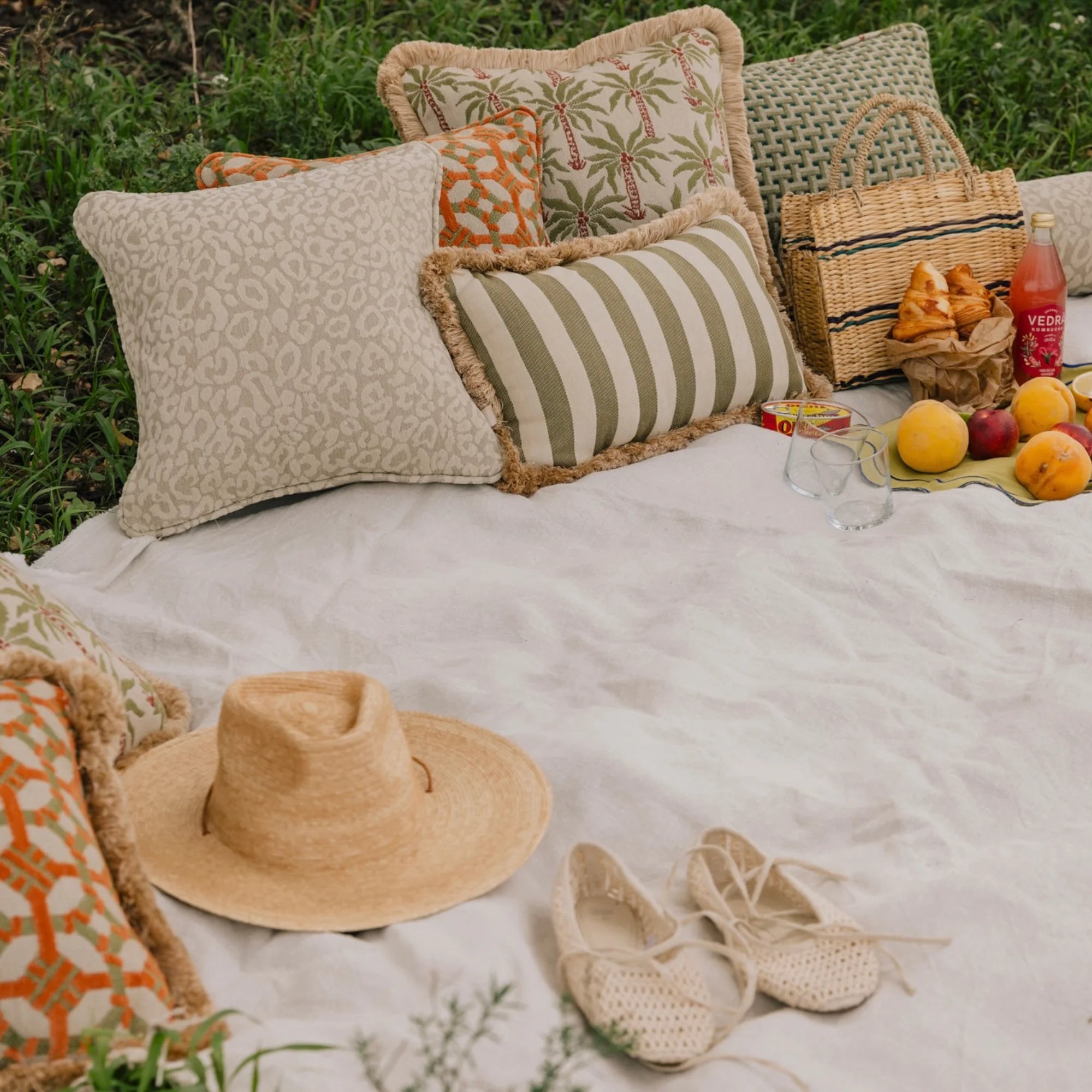 The Tropical Sunset Cushion Set - S - THAT COOL LIVING