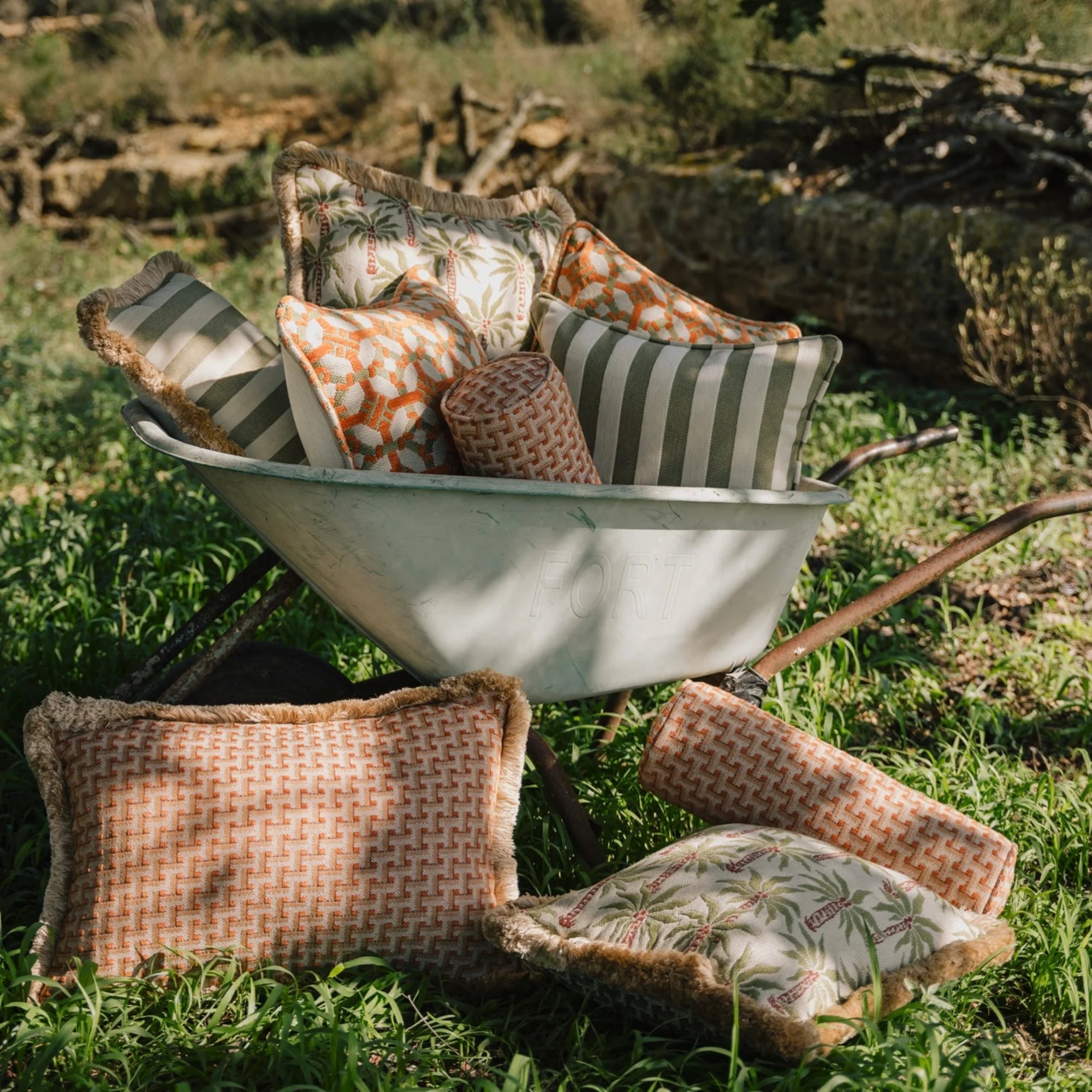 The Tropical Sunset Cushion Set - S - THAT COOL LIVING