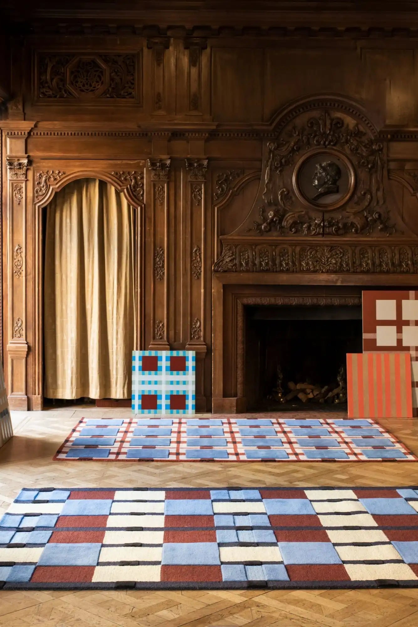 Berry Rain Wool Rug - THAT COOL LIVING