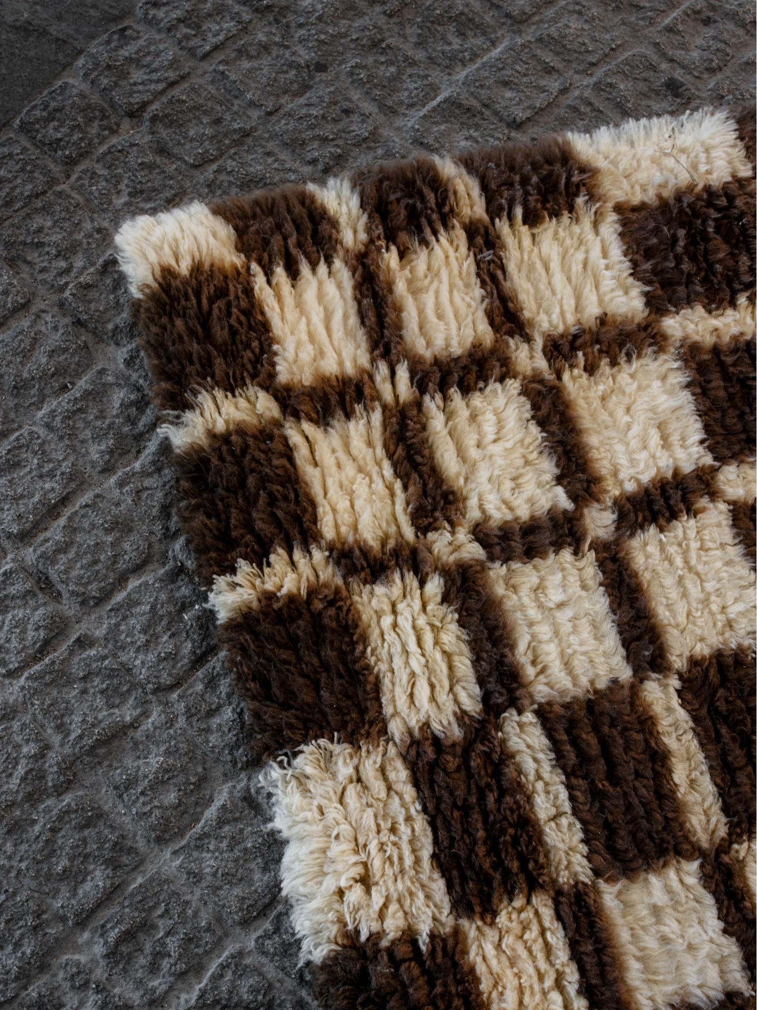 Chestnut Shaggy Rug by Layered - THAT COOL LIVING