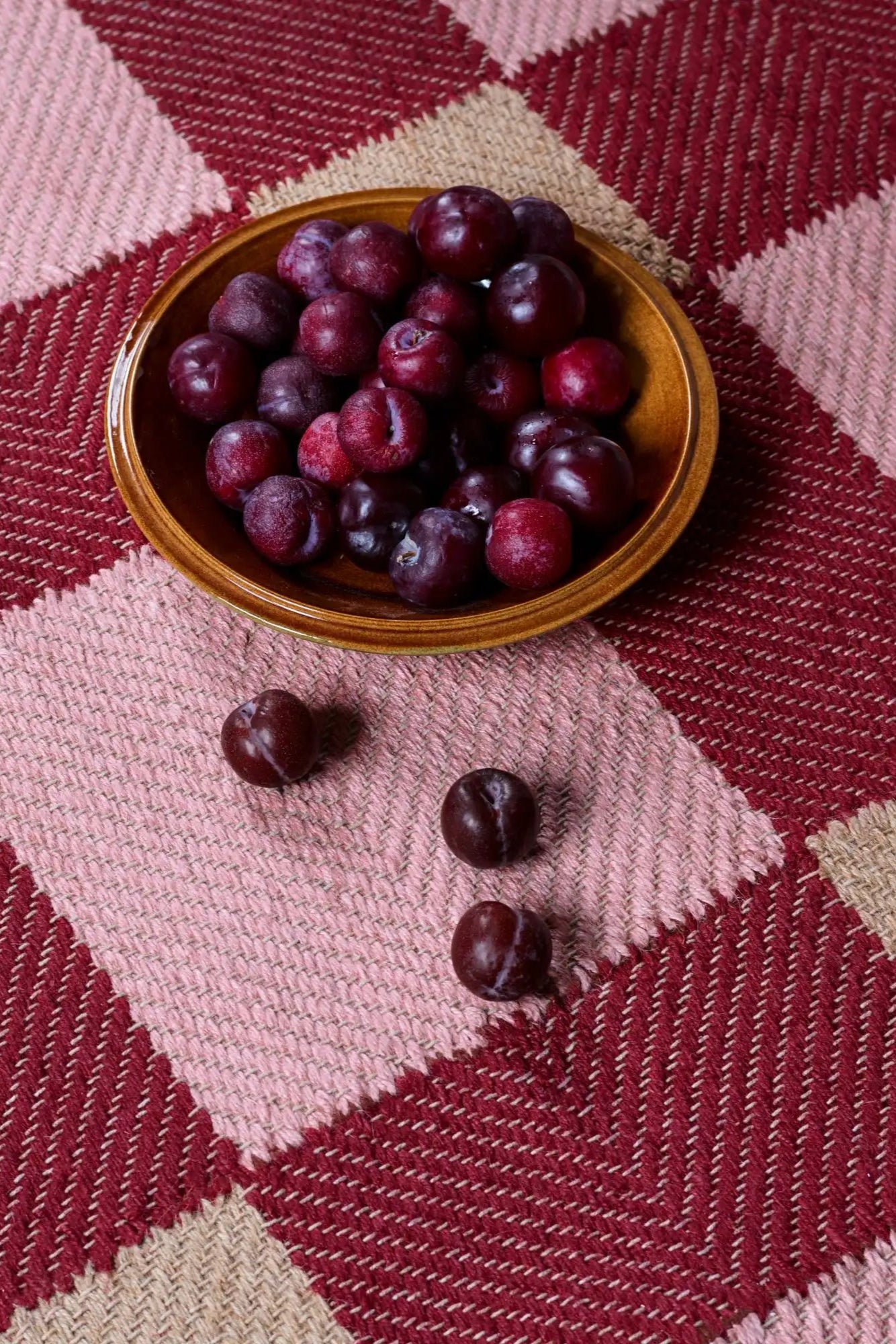 Plum Punch Jute Rug by Layered - THAT COOL LIVING
