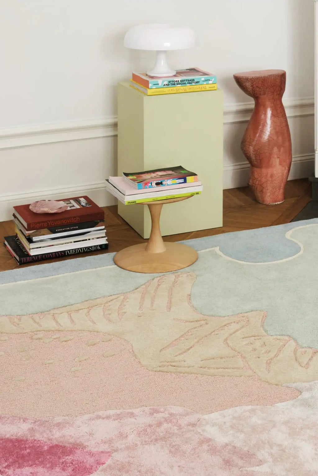 Shell Patterned Wool Rug - THAT COOL LIVING