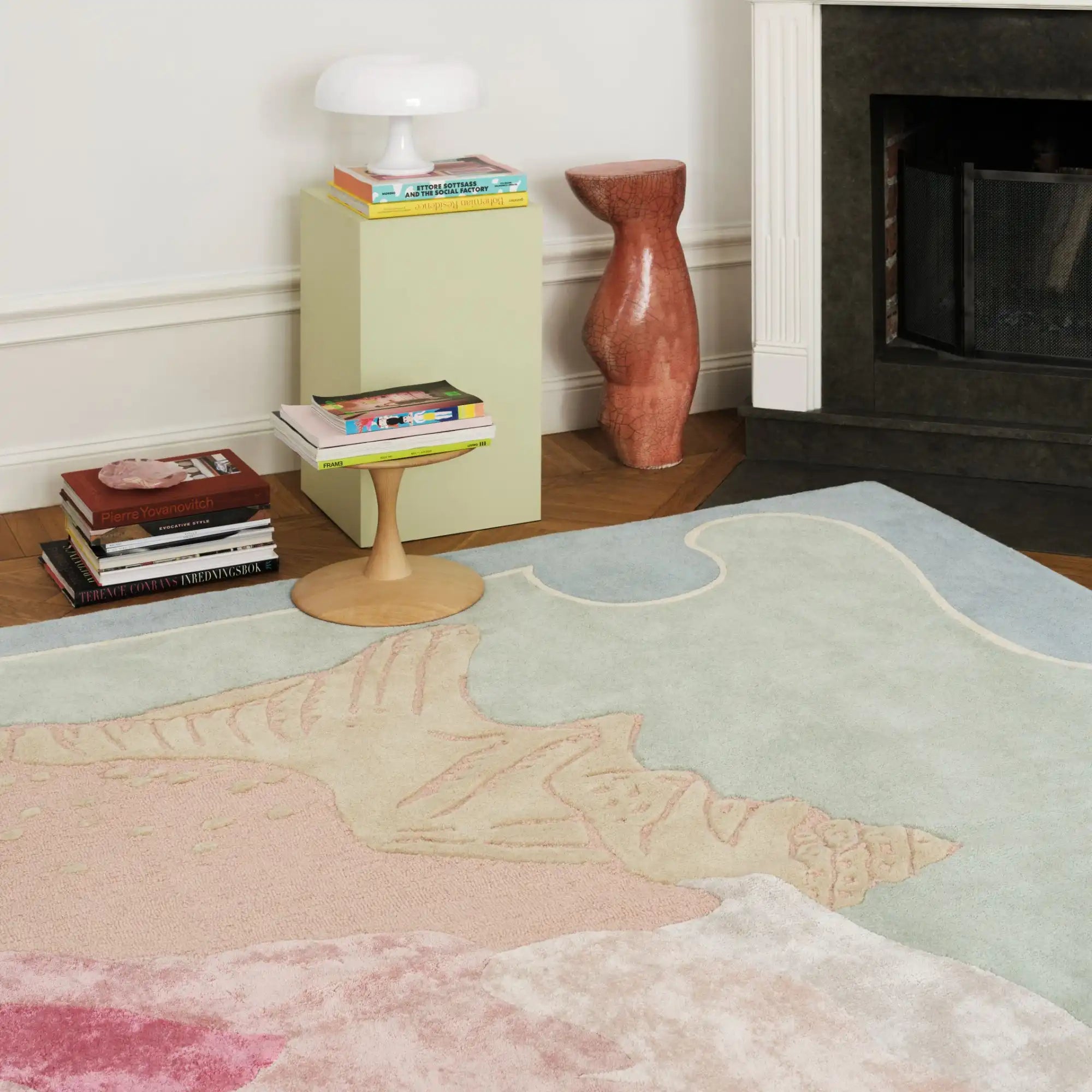 Shell Patterned Wool Rug - THAT COOL LIVING