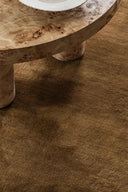  High-quality sustainable wool rug with natural color variations and soft texture