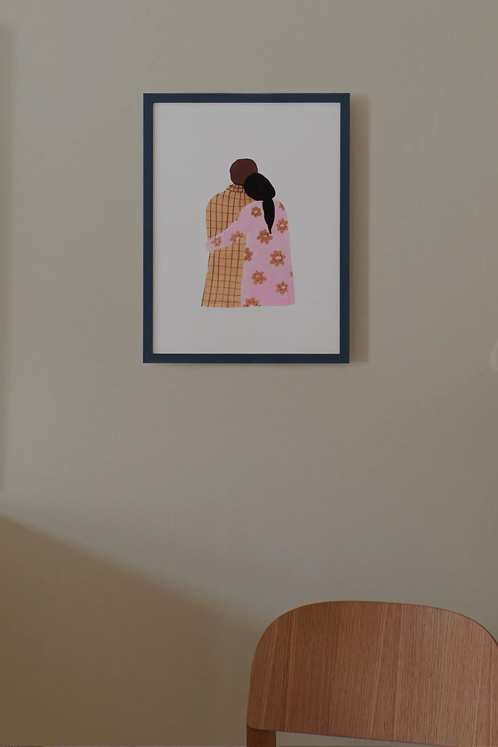  Happy couple holding hands and walking through a field of flowers 