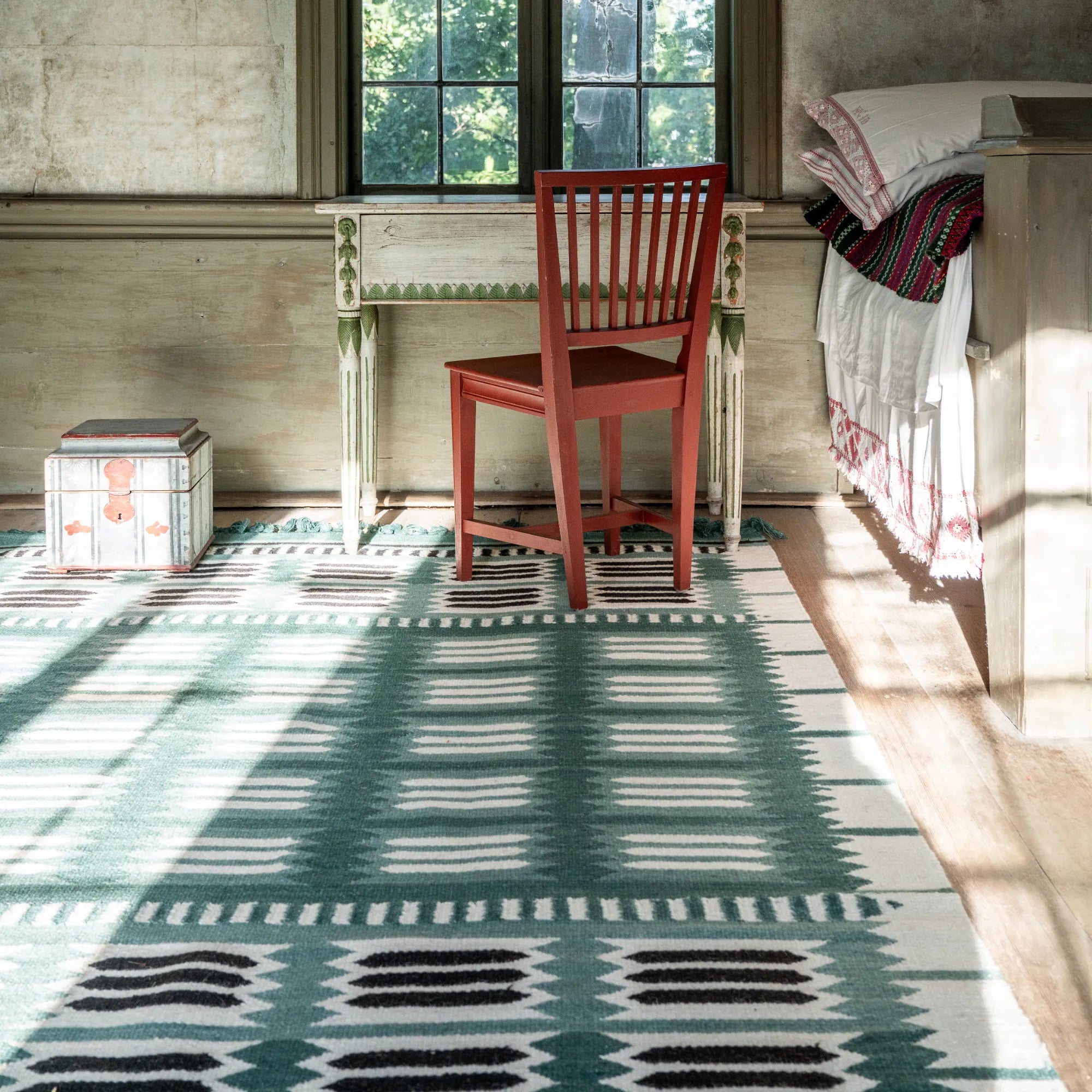 Thick and plush Hilma Wool Rug for added comfort and warmth