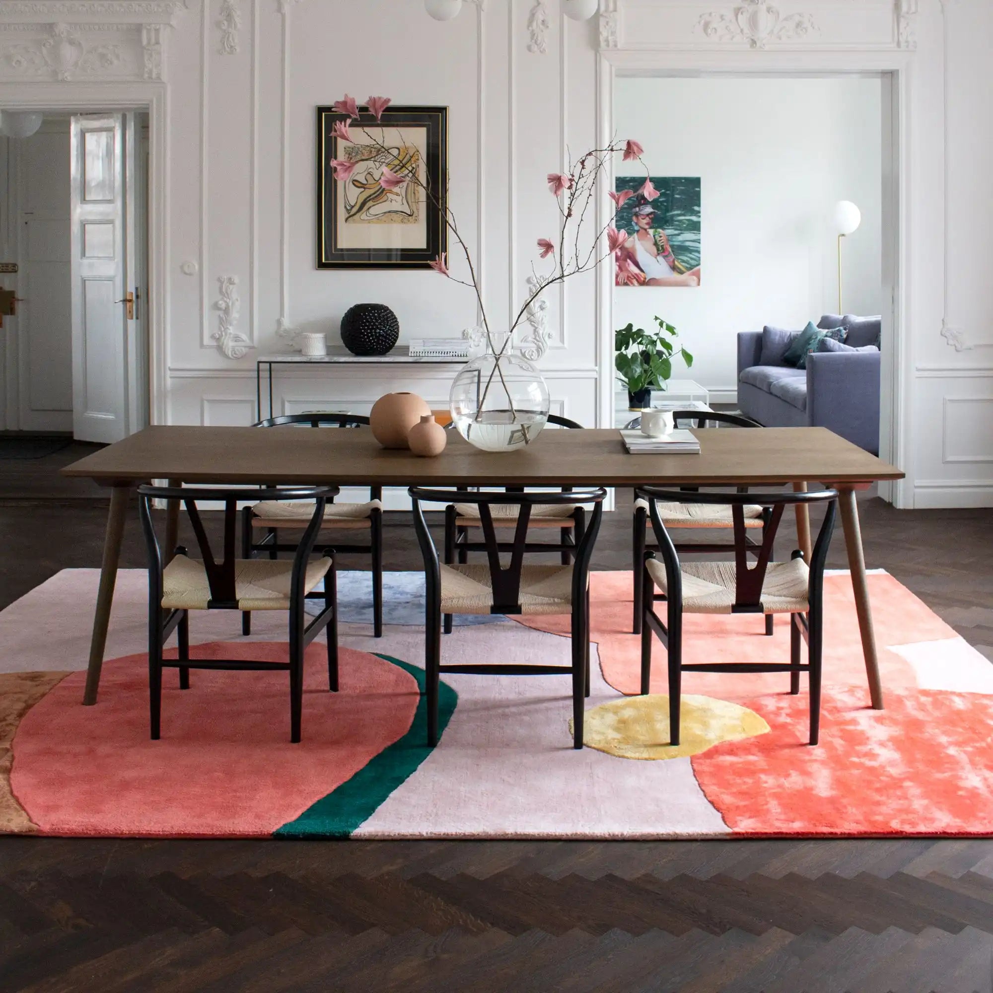Flower Field Wool Rug - THAT COOL LIVING